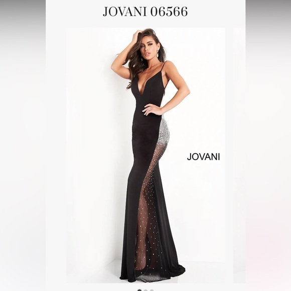 Jovani Dresses & Skirts - Jovani Black Rhinestone Dress 06566